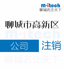 聊城高新區(qū)代辦理公司注銷等事宜